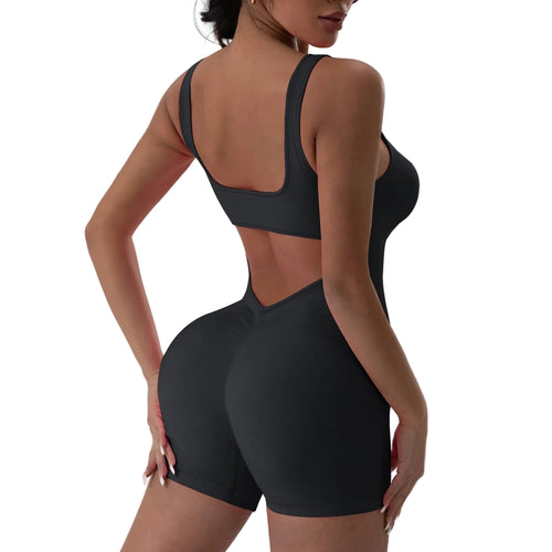 V-shaped Exposed Waist Women's Summer Jumpsuits